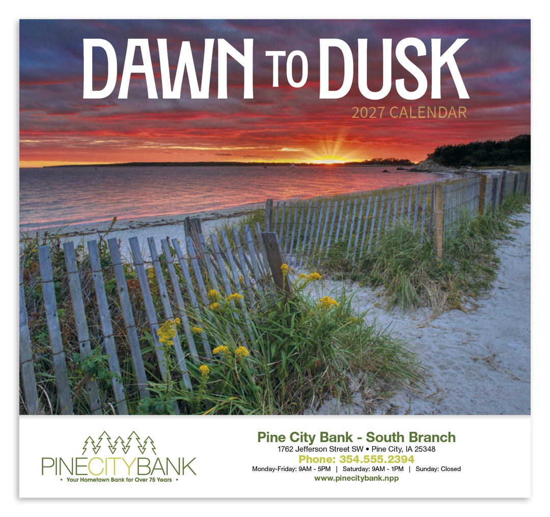 HotLine® Products Dawn to Dusk Appointment Calendar - Stapled