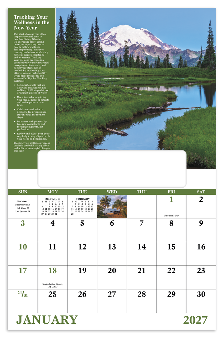 Good Value™ Healthy Living - Window Calendar