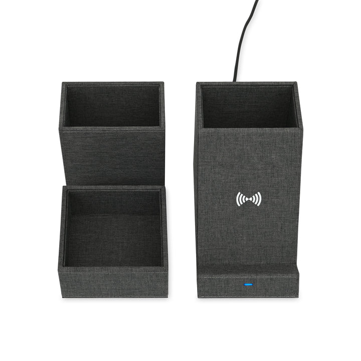 Eden Recycled rPET Wireless Charging Desk Organizer