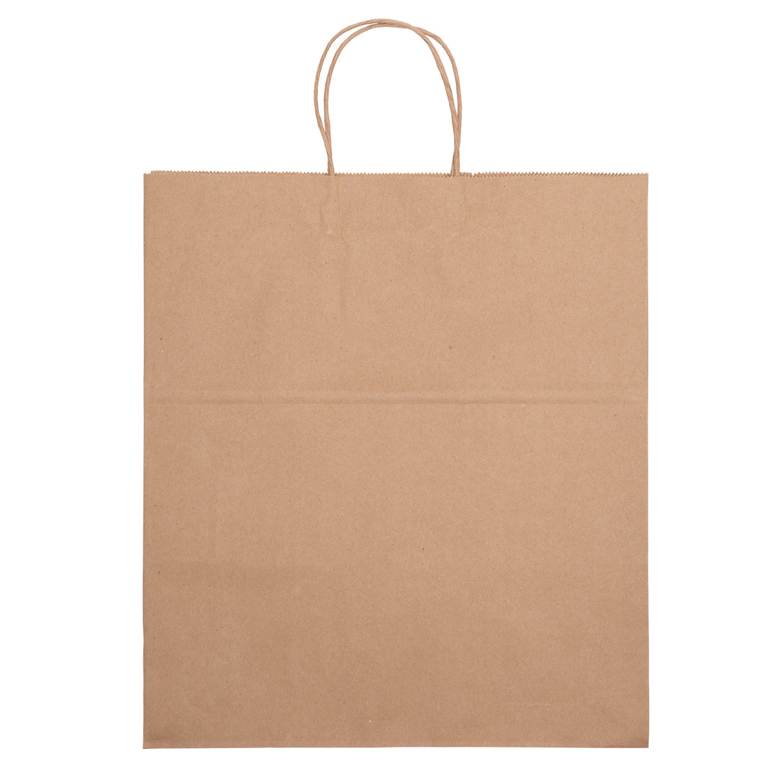 Eco Brute - Kraft-Brown Shopper - Flexo Ink Print