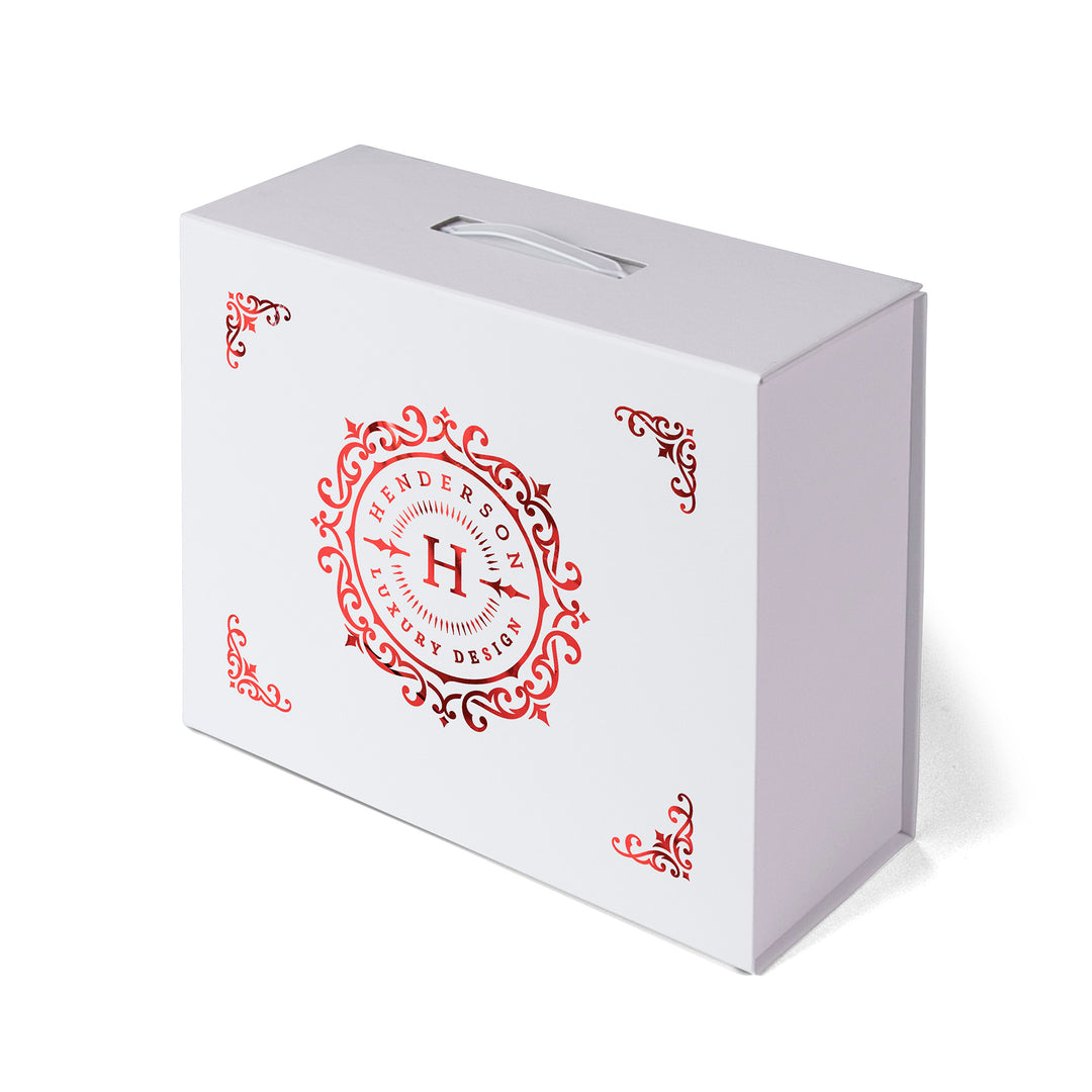 Shelly - Magnetic Gift Box with Handle - Foil Print