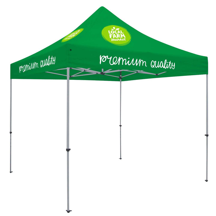 10' Deluxe Tent Kit (Full-Color Imprint, 4 Locations)
