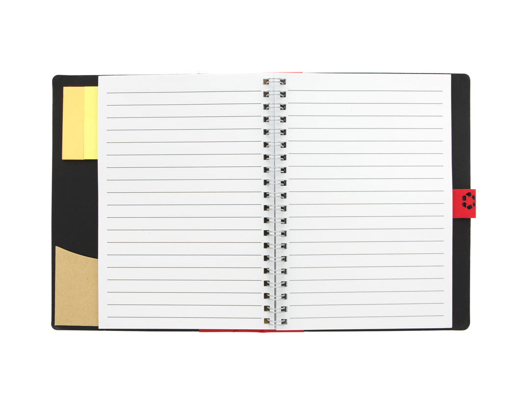 Good Value™ 5" x 7" Recycled Paper Notebook with Flags