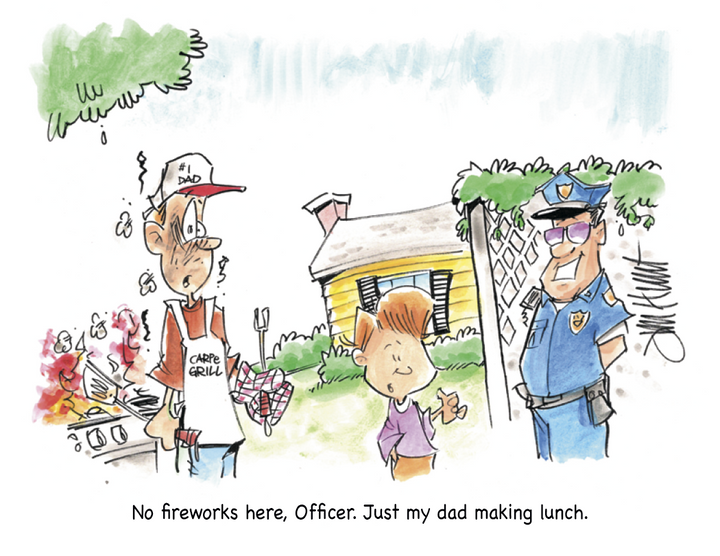 Good Value™ Laughing It Up - Stapled Calendar