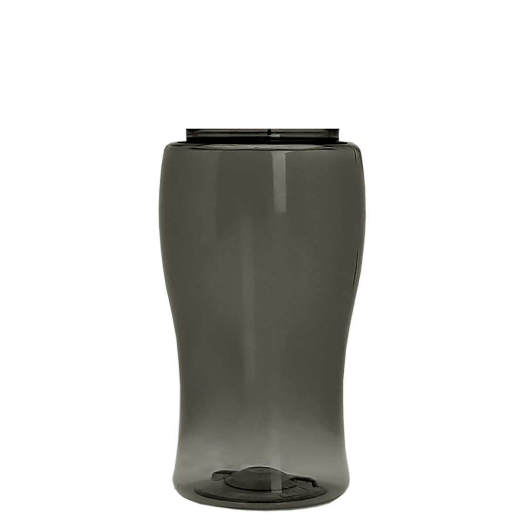 Poly-Pure Jr. - 18 oz. Transparent Bottle with USA Flip