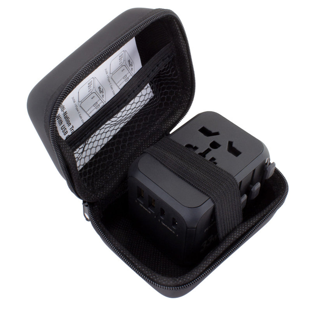 33W Universal Travel Adapter With Type-C