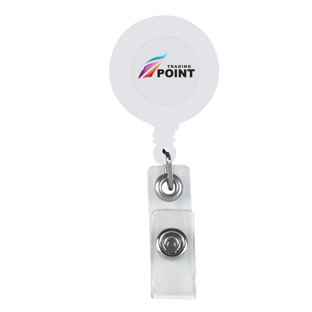 Retractable Badge Holder With Laminated Label Full Color