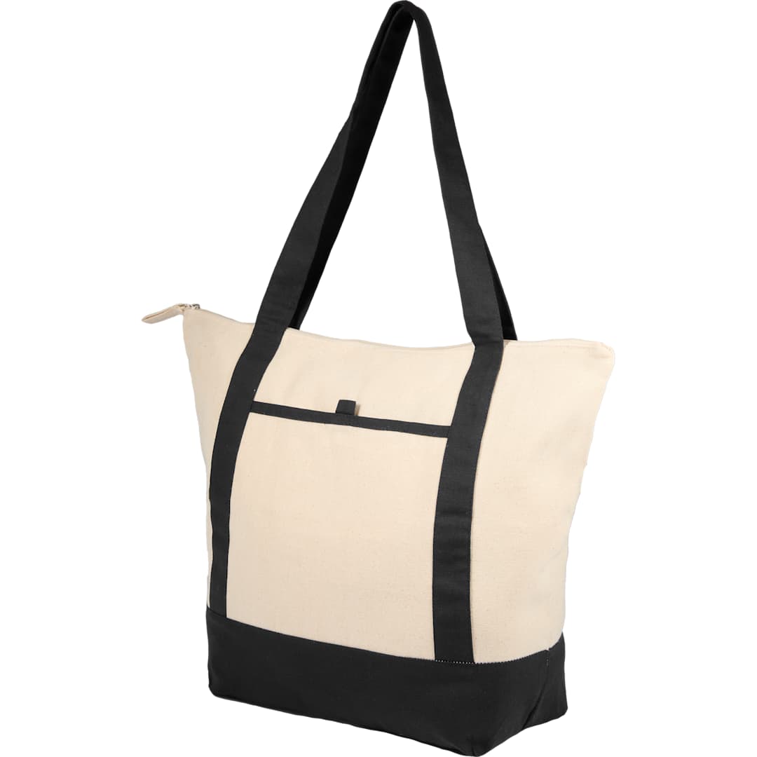 Isle 8oz Organic Cotton Zippered Tote