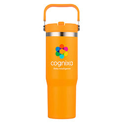 Oreno 30 oz Stainless Steel/Polypropylene Travel Tumbler