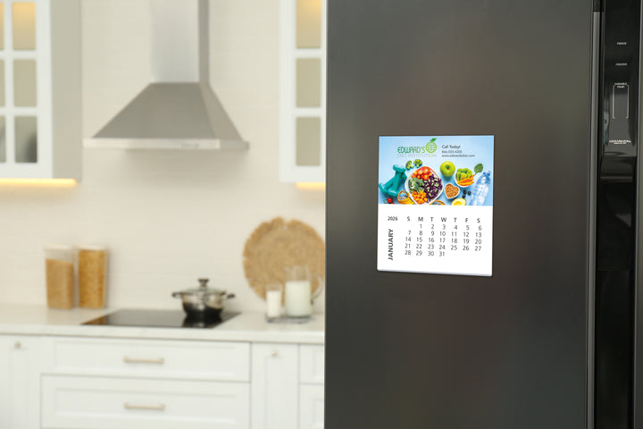 Good Value™ Business Card Magnet with 12-Sheet Calendar