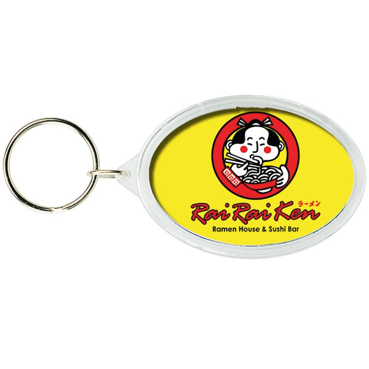 Oval Crystal Key Tag – RushKing
