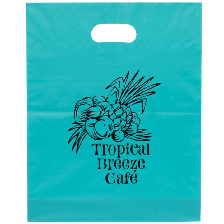Orchid™- Frosted Brite Die Cut Handle - Flexo Ink Print
