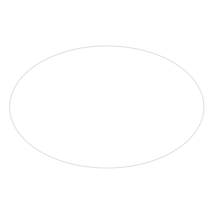 Ultra Removeable Oval Sticker