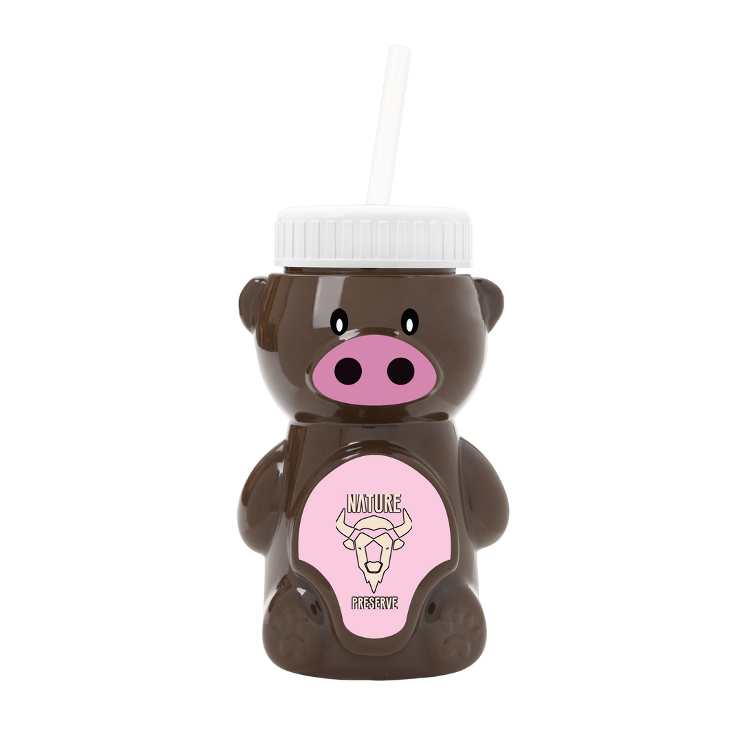 Cubbie RPET Bottle with Straw Lid - 20 oz.