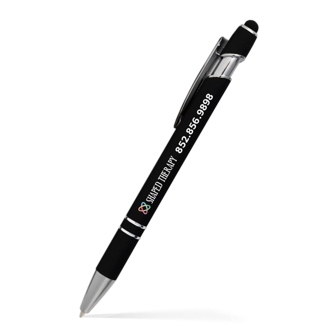 Alexandria Stylus Satin Soft Touch Click Metal Pen