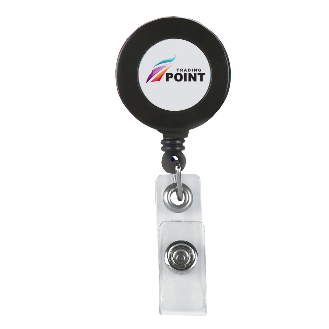 Retractable Badge Holder With Laminated Label Full Color