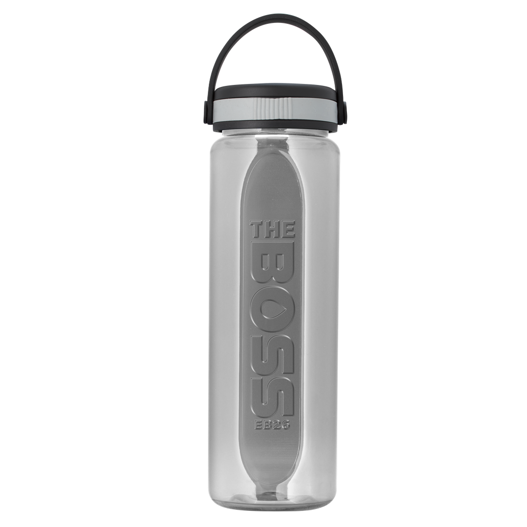 Boss Embossed RPET Bottle with Grip Lid - 26 oz.