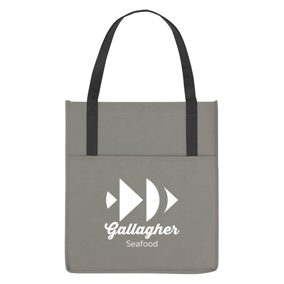 Non-Woven Shopper's Pocket Recycled Tote Bag