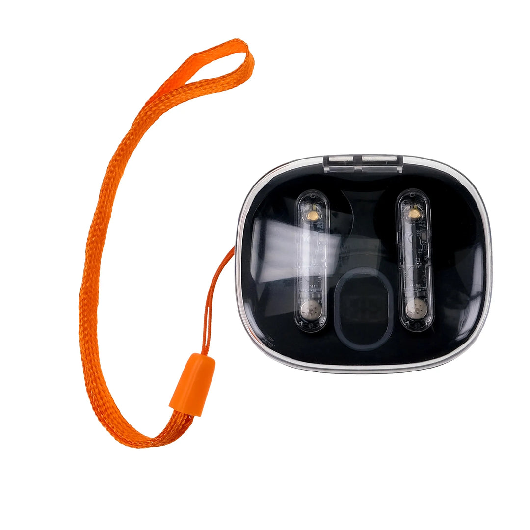 Light Up Display Lanyard Bluetooth Earbuds