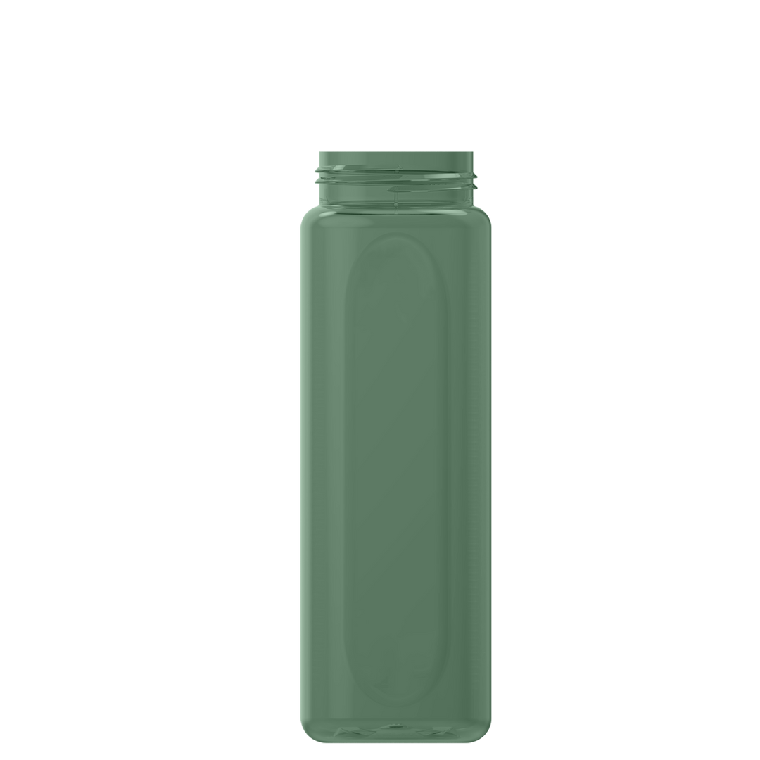 Garyline® Boss Embossed RPET Bottle with Flip-Straw, Swivel Handle Lid - 26 oz.