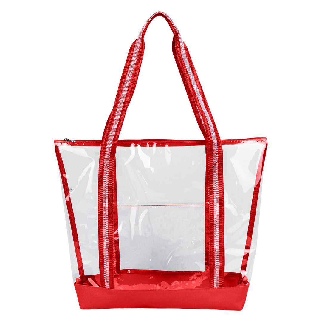 Diamond Clear TPU Zippered Tote