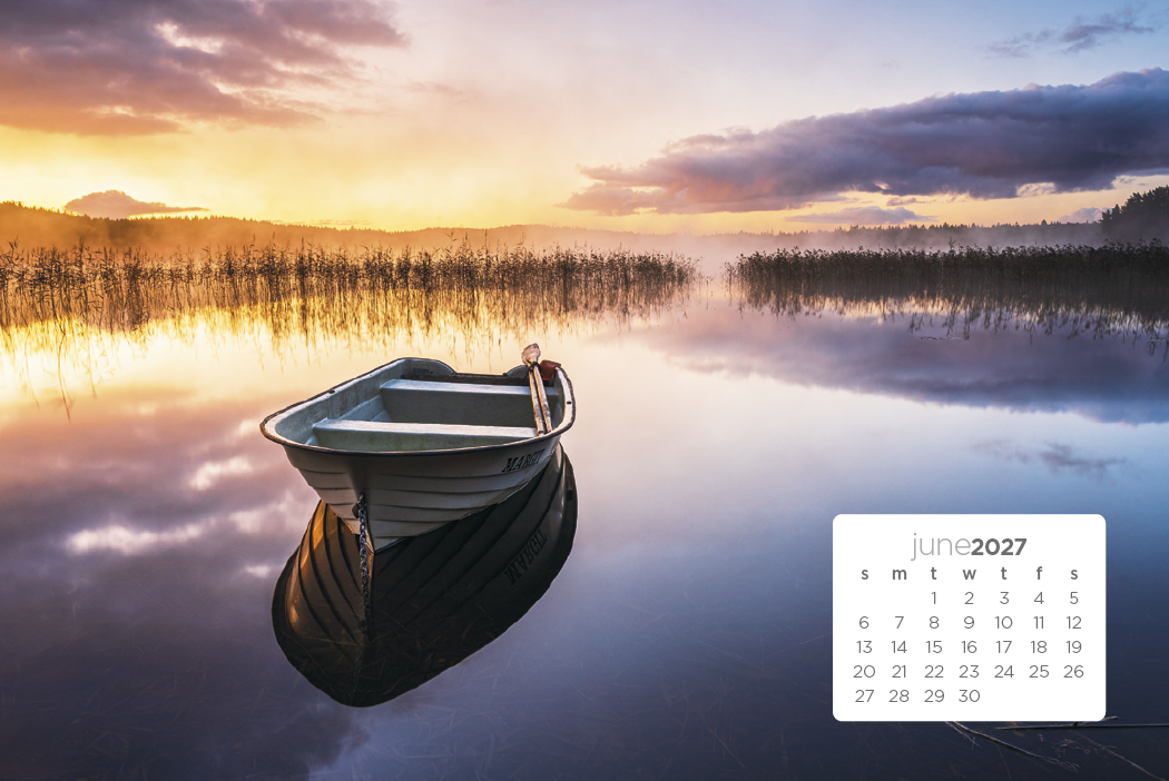 Triumph® Calendars Simplicity Large Desk Calendar