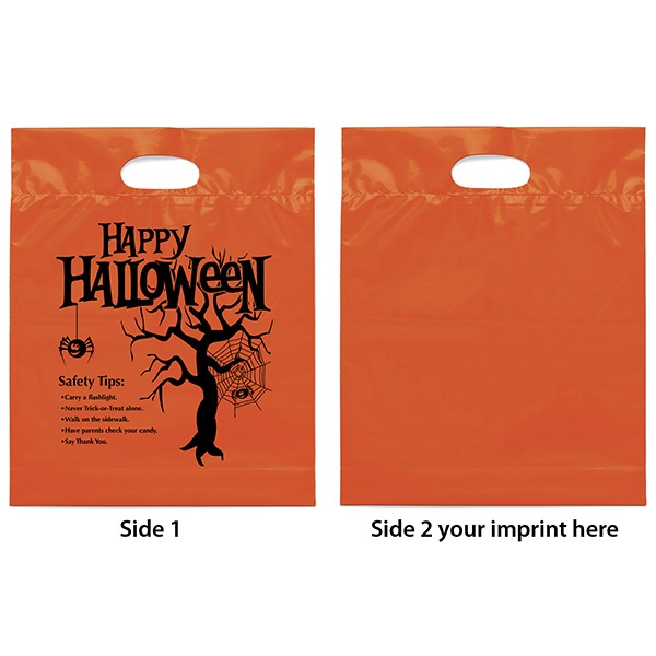 Orange Die Cut - Happy Halloween - Flexo Ink Print