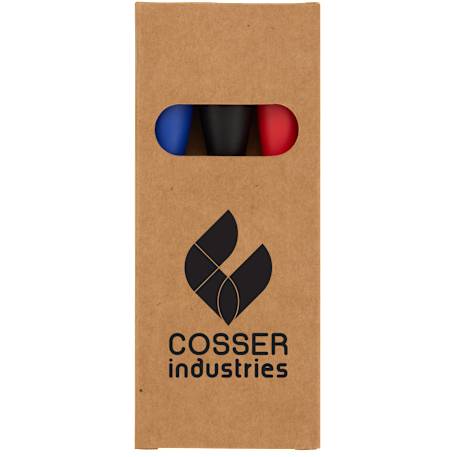 3-Piece Recycled Dry Erase Marker Set