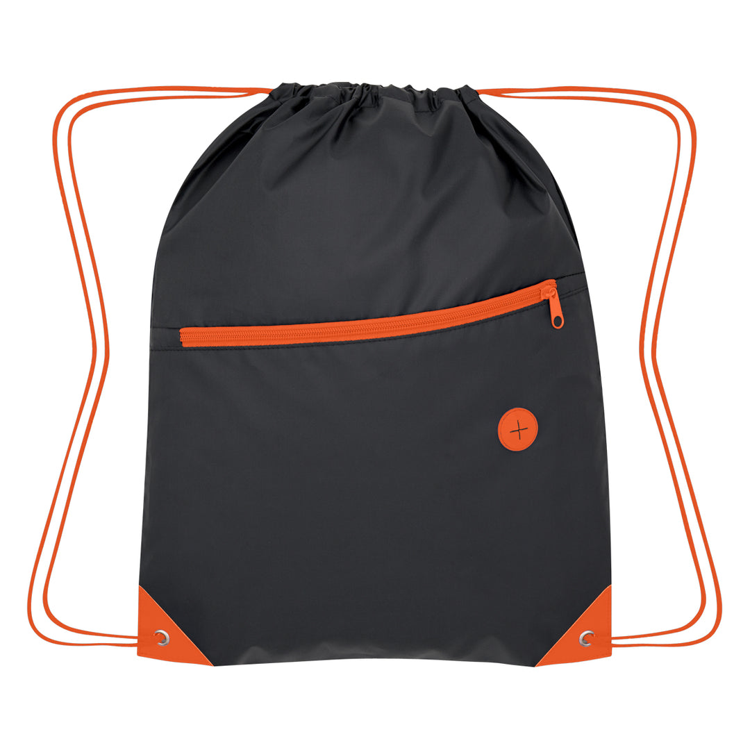 Color Pop Recycled Drawstring Bag