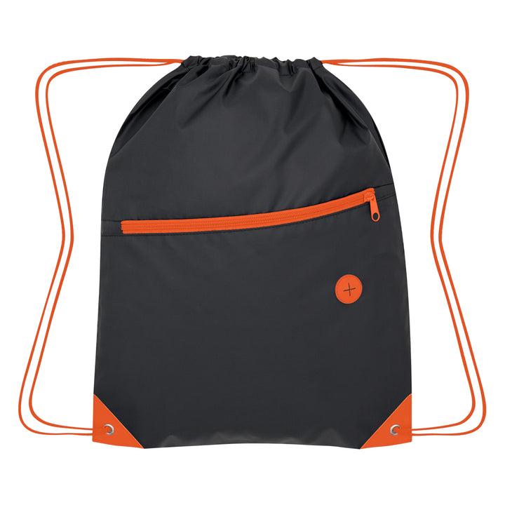 Color Pop Recycled Drawstring Bag