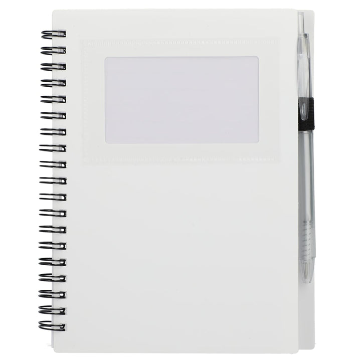 FSC® Recycled 5" x 7" Star Spiral Notebook with Pe