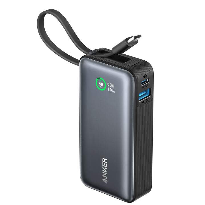 Anker® Nano Power Bank(30W,Built-In USB-C Cable)