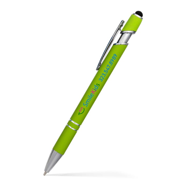 Alexandria Stylus Satin Soft Touch Click Metal Pen