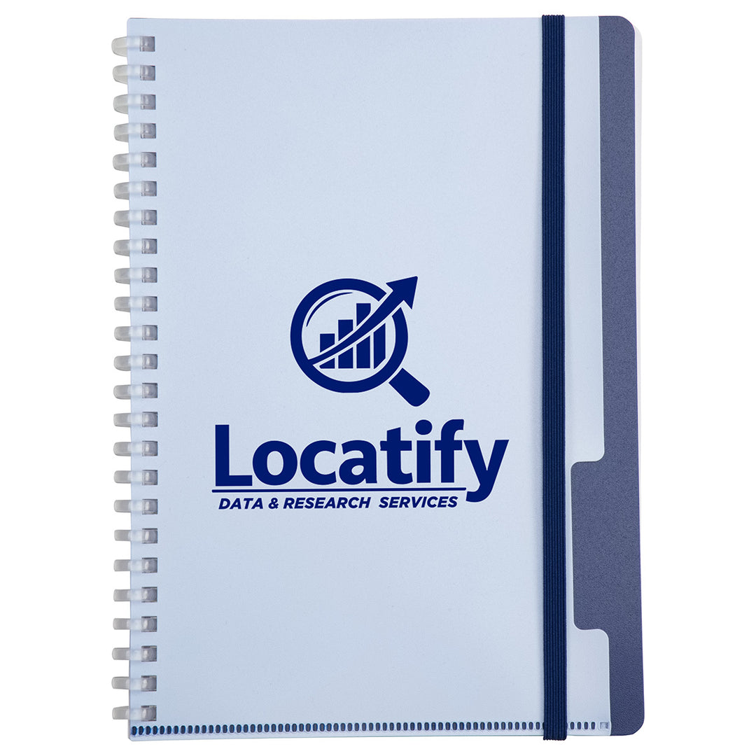 Arcadia Soft Spiral Notebook with Front Pocket