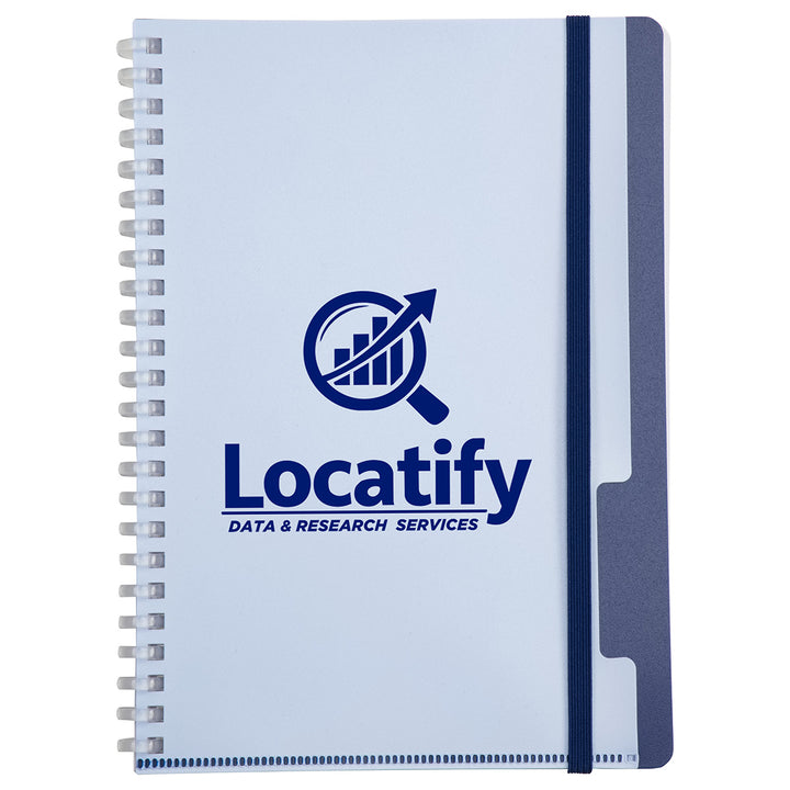 Arcadia Soft Spiral Notebook with Front Pocket