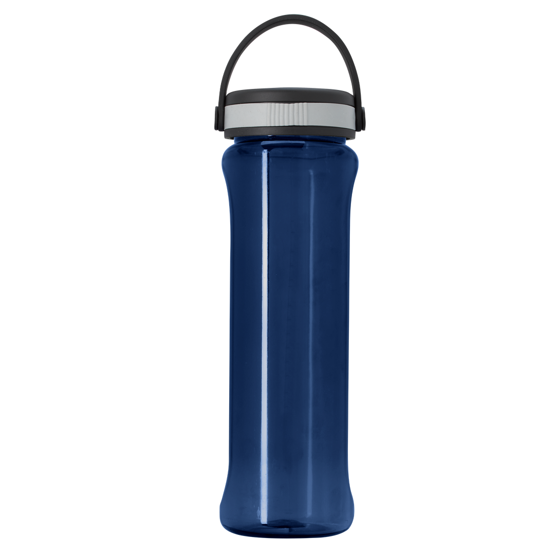 Boss Embossed RPET Bottle with Grip Lid - 26 oz.