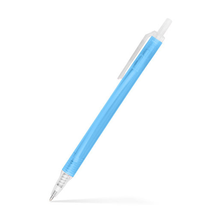 Amber Frosted Translucent Stick Click Pen