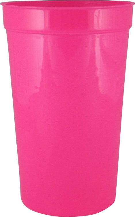 22 oz. Smooth Wall Plastic Stadium Cup