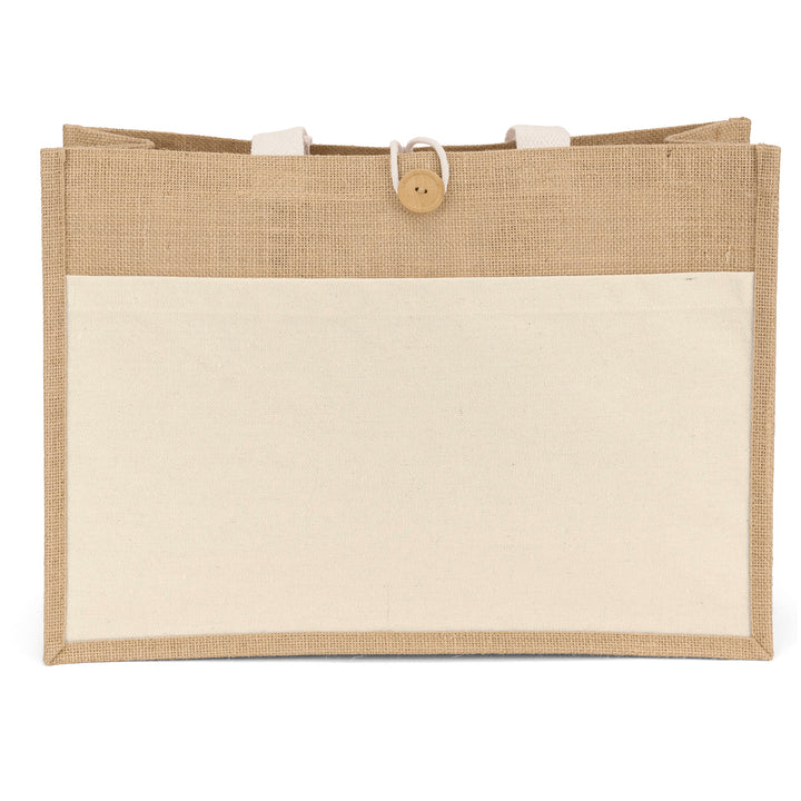 Riley™- Jute Tote - Screen Print