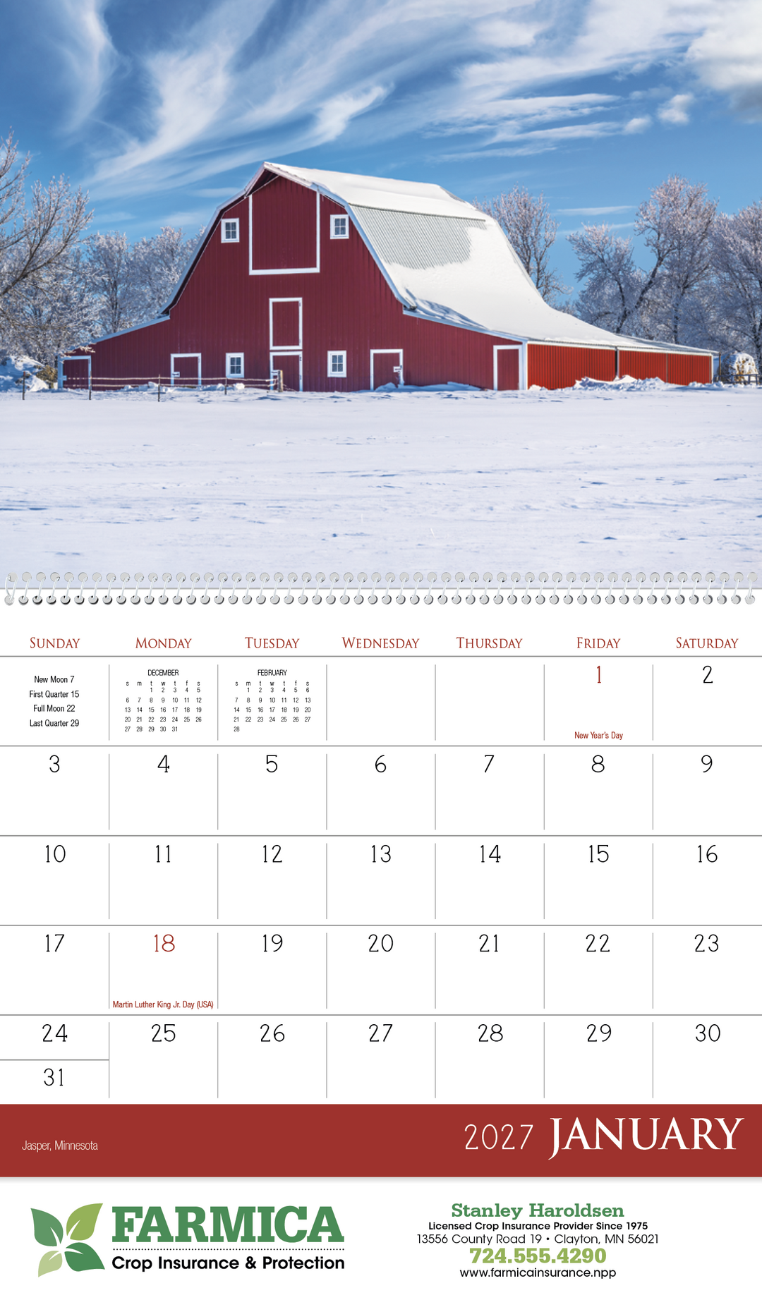 Triumph® Calendars Barns Calendar