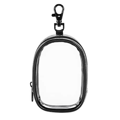 Round Clear Bag Charm
