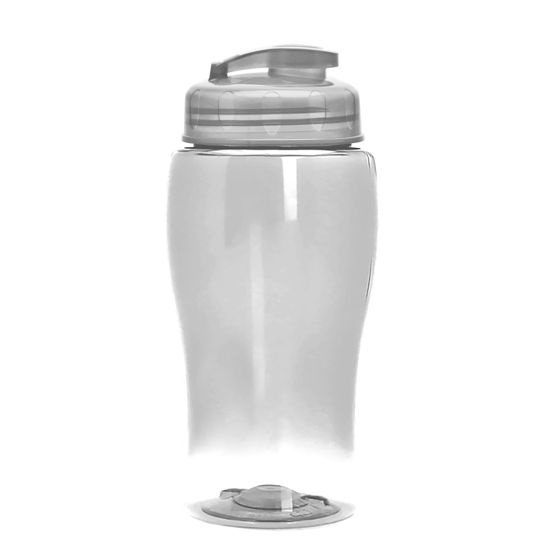 Poly-Pure Jr. - 18 oz. Transparent Bottle with USA Flip
