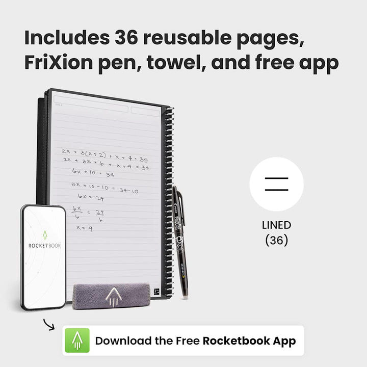 Rocketbook Core Executive Notebook Set