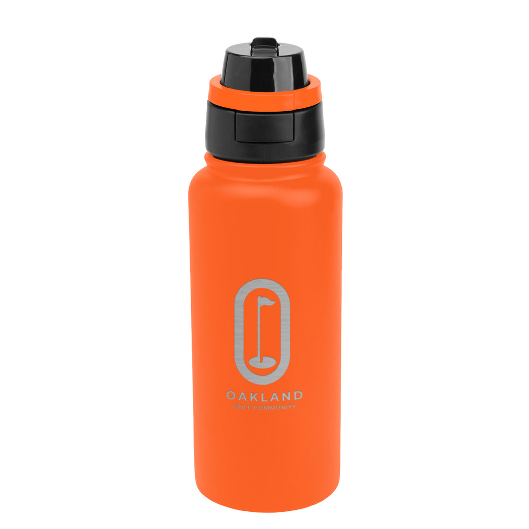 32 Oz. Pop Sip & Chug Recycled Stainless Steel Bottle
