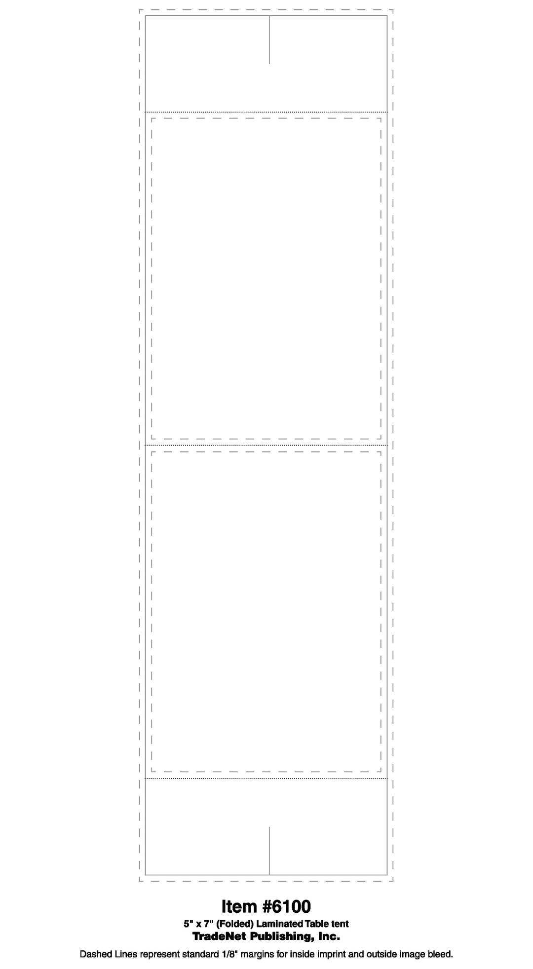 Table Tent - Laminated (5x6.875 - Folded) - 14 pt.