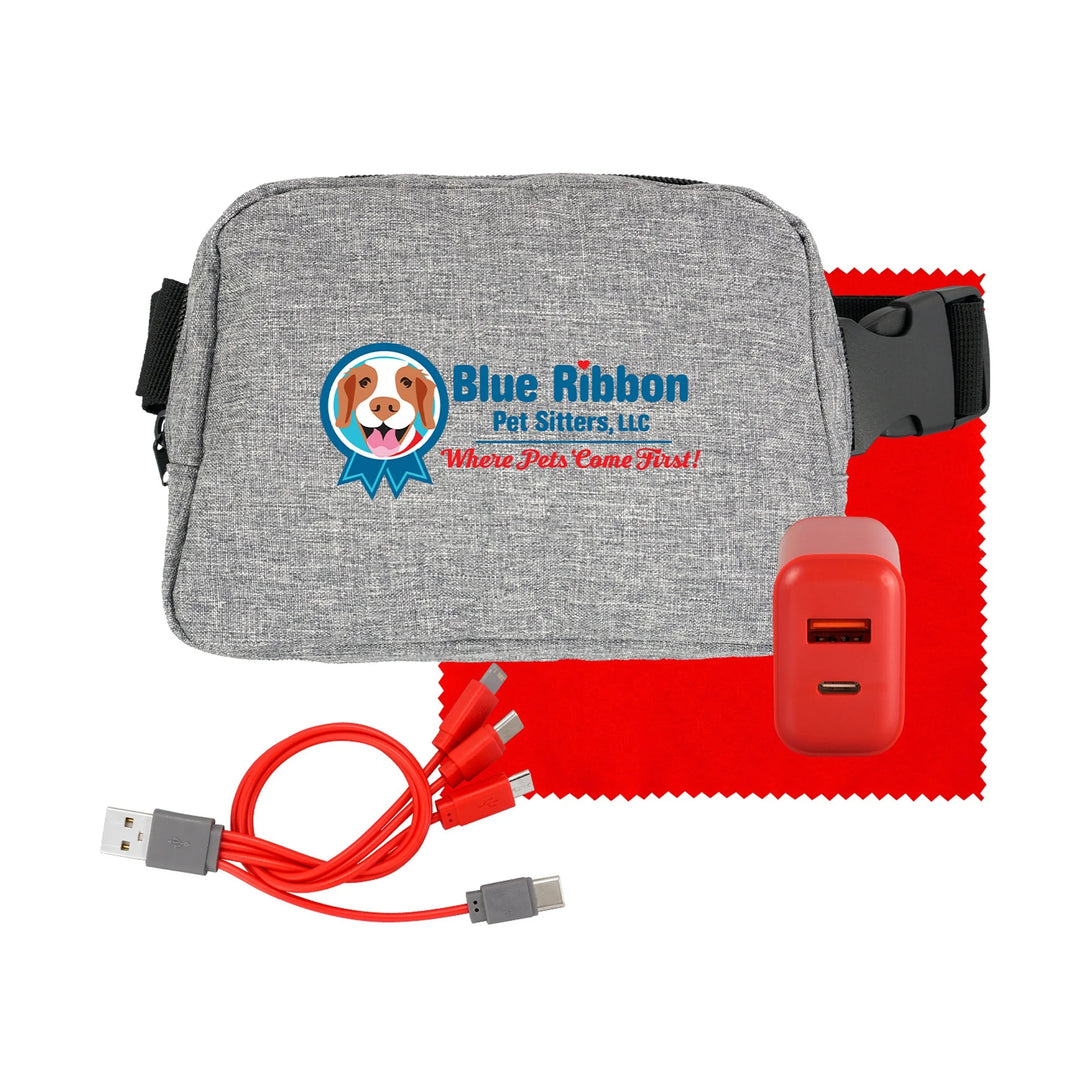 FAST CHARGER RECYCLED FANNY PACK SET