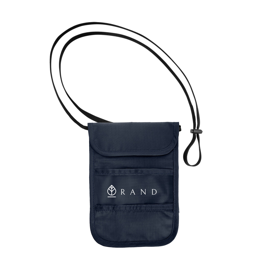 RFID Data Blocking Neck Wallet