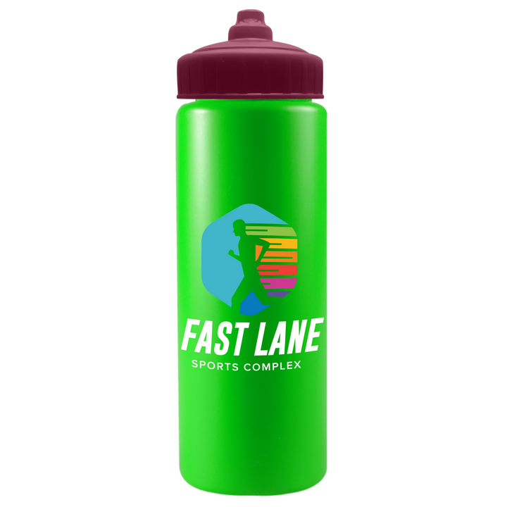 Quart Sport Bottle with Valve Lid - 32 oz.
