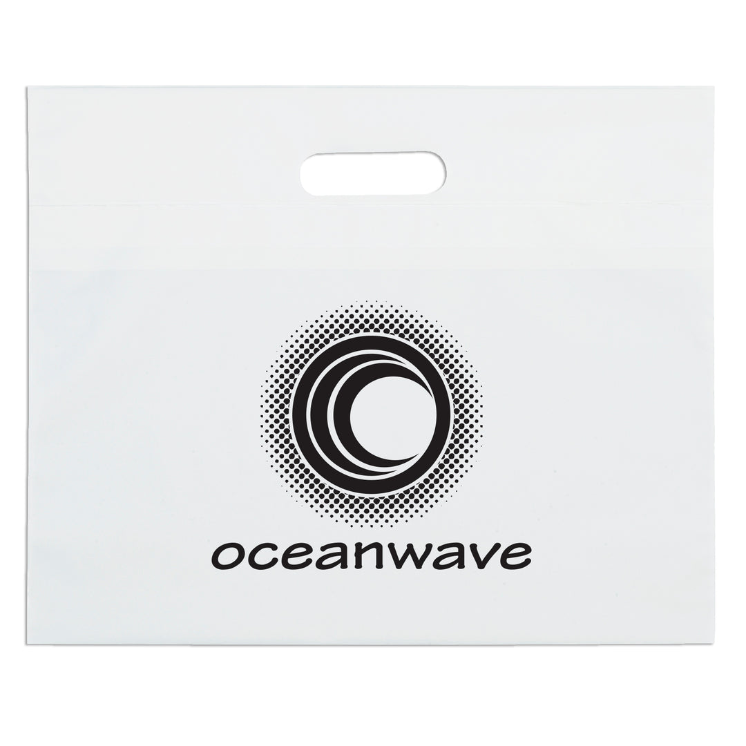 Die Cut Handle Bag - 16W x 13H - Flexo Ink Print