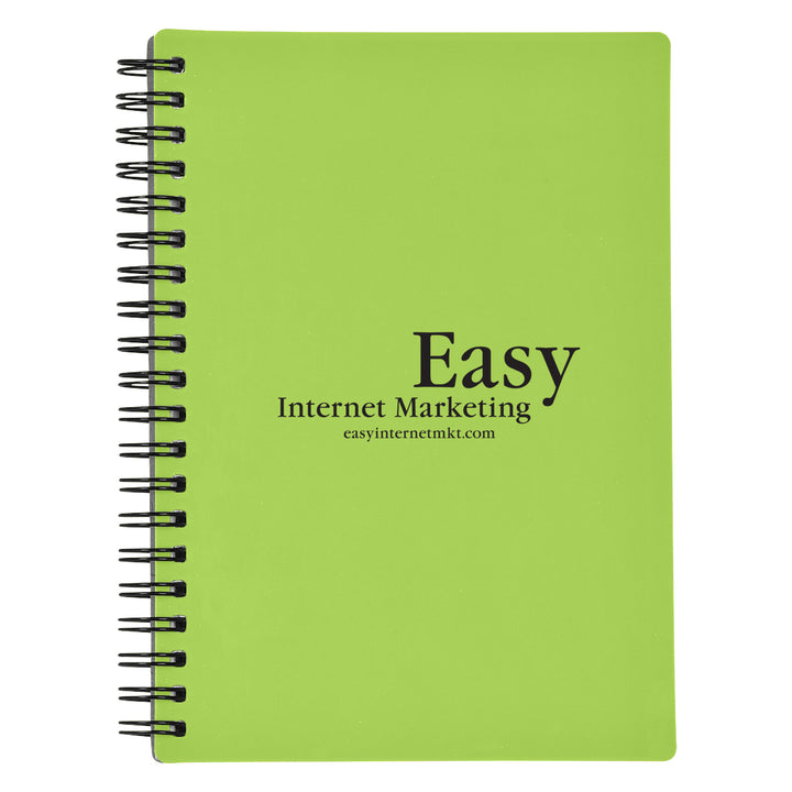 RUBBERY SPIRAL NOTEBOOK